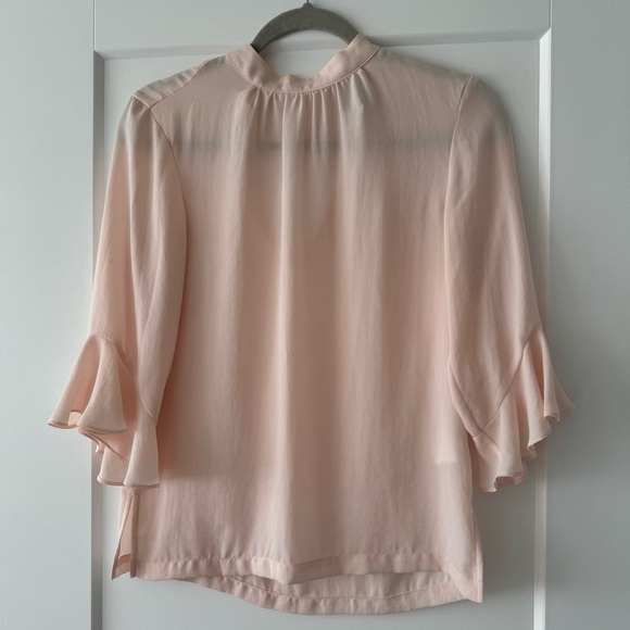H&M blush pink blouse - Picture 1 of 5